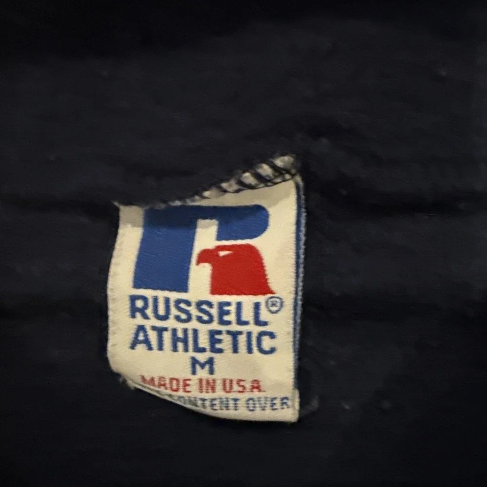 Vintage Russell Athletics Tapered Sweatpants Men's Size M Navy Blue Made‎ In USA